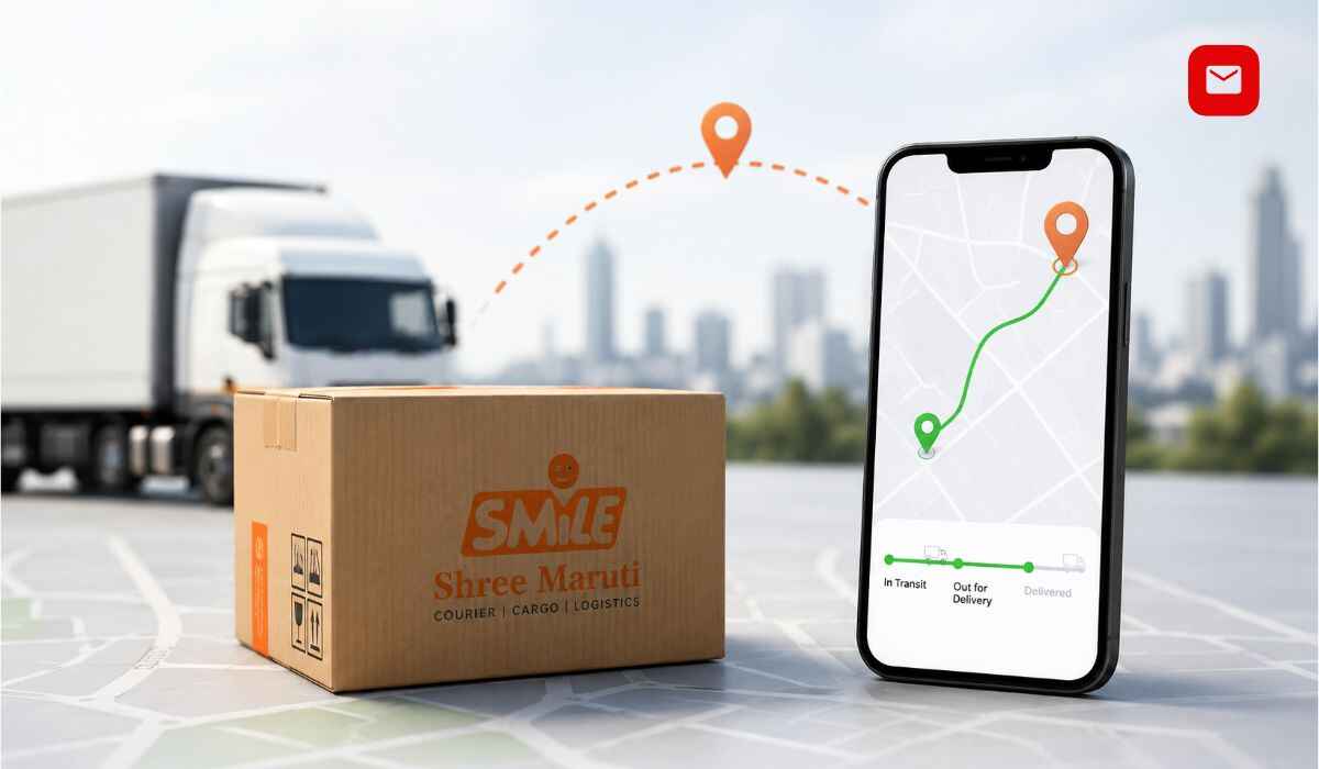 Shree Maruti Courier Tracking- How to Track Any SMILe Shipment in Real Time with package tracking app and delivery route