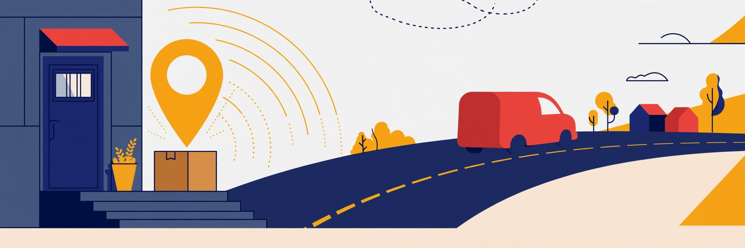 Evri Tracking — parcel tracking guide illustration