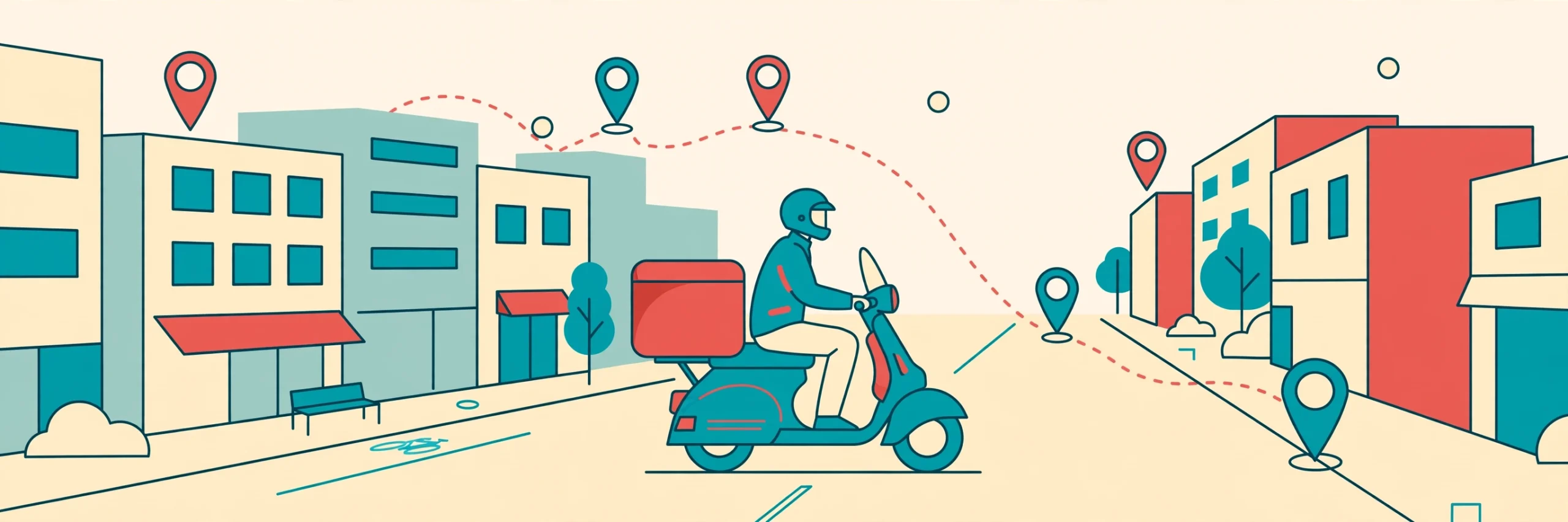 GOFO Tracking — parcel tracking guide illustration