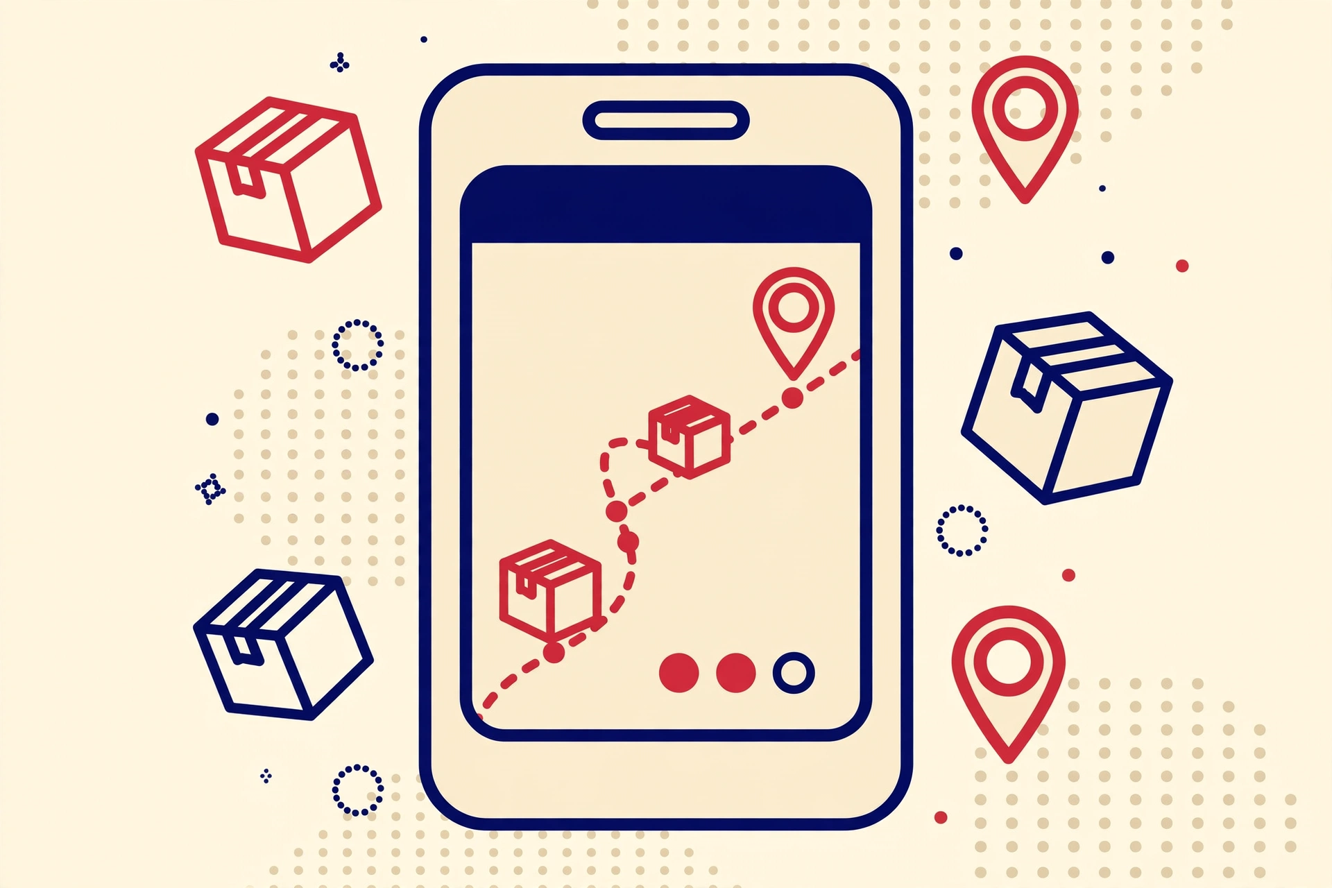 India Post consignment tracking on a smartphone