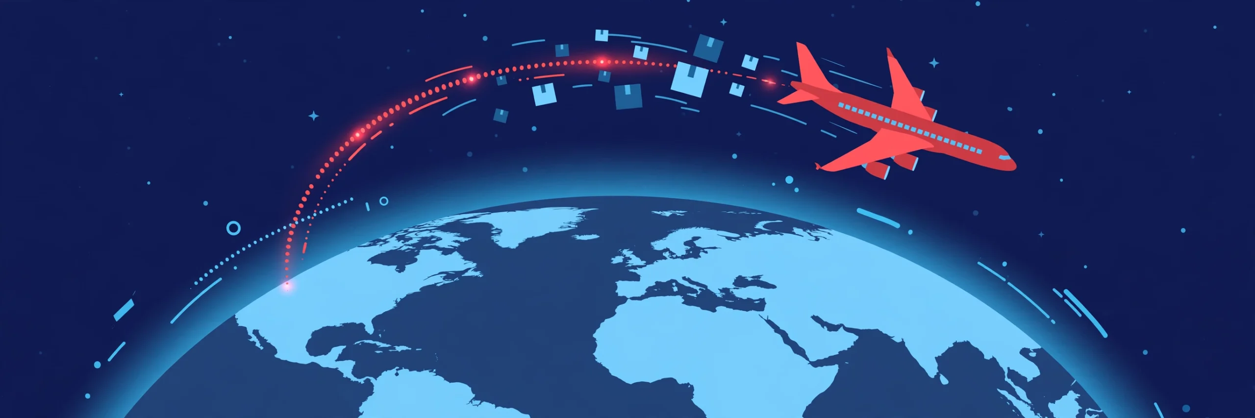 JCEX Tracking — parcel tracking guide illustration