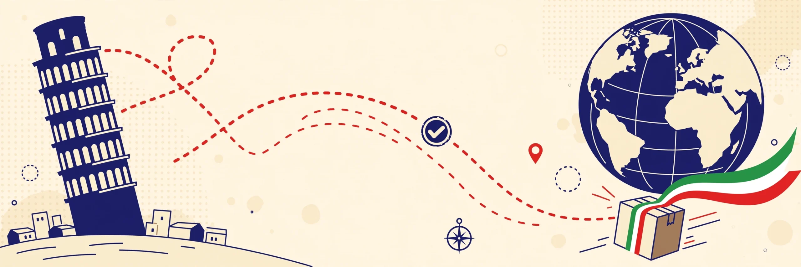 Tracking Internazionale — parcel tracking guide illustration