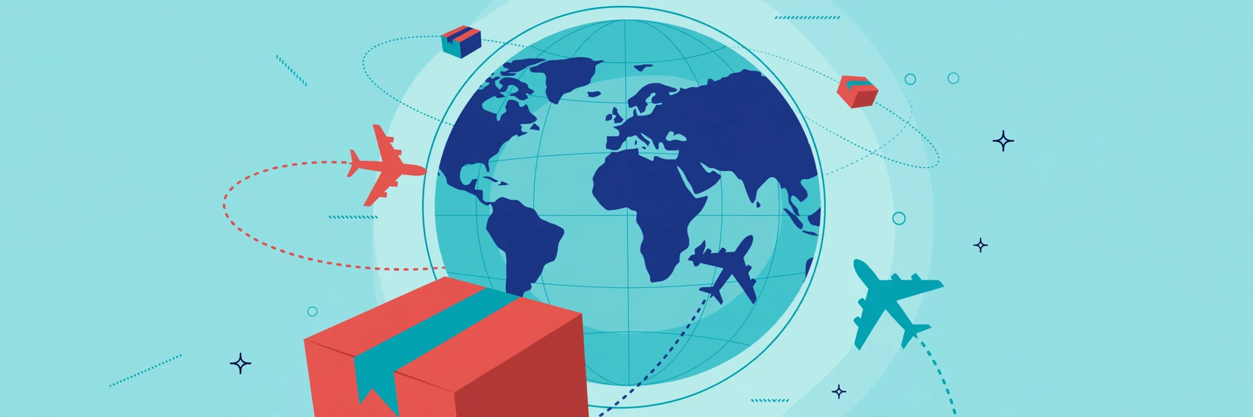 Wanbang Express — parcel tracking guide illustration