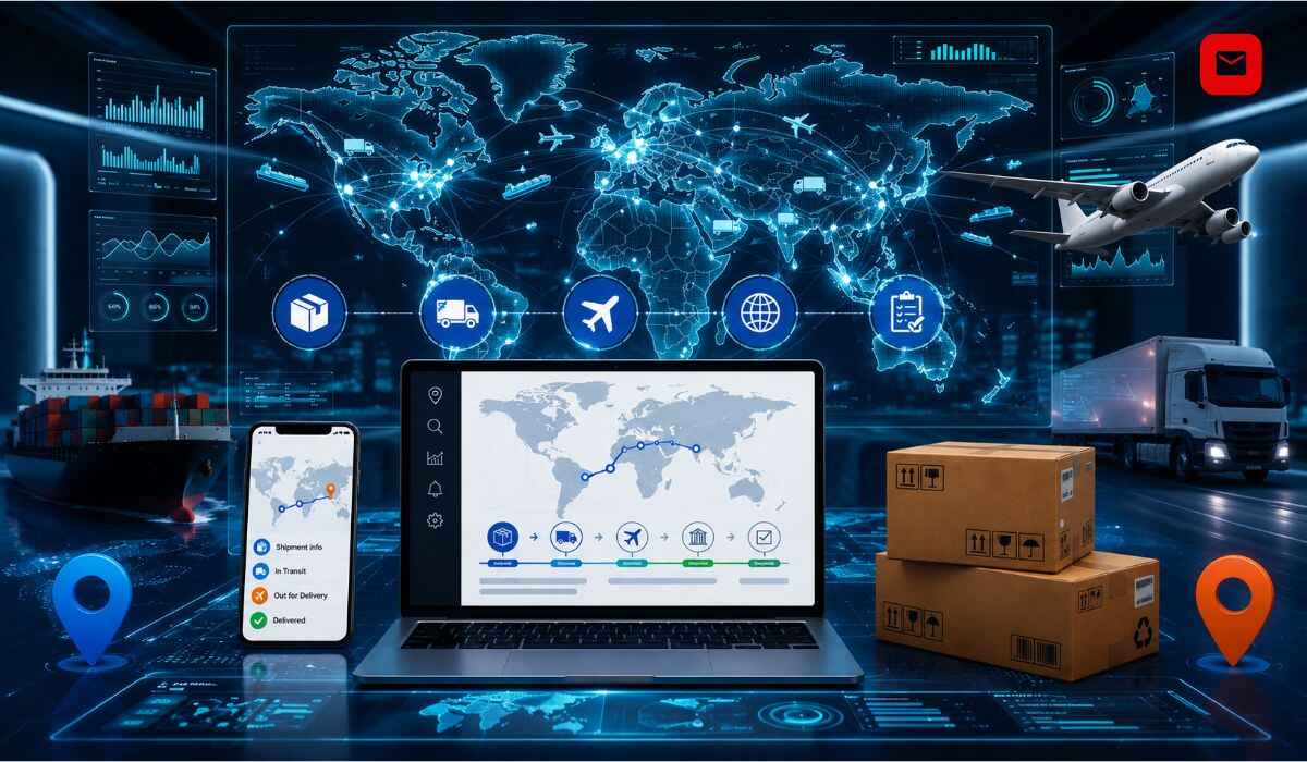 TrackingMore global shipment tracking platform with real-time delivery updates
