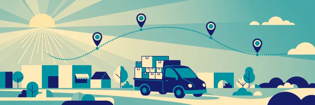 Nandan Courier Tracking — parcel tracking guide illustration