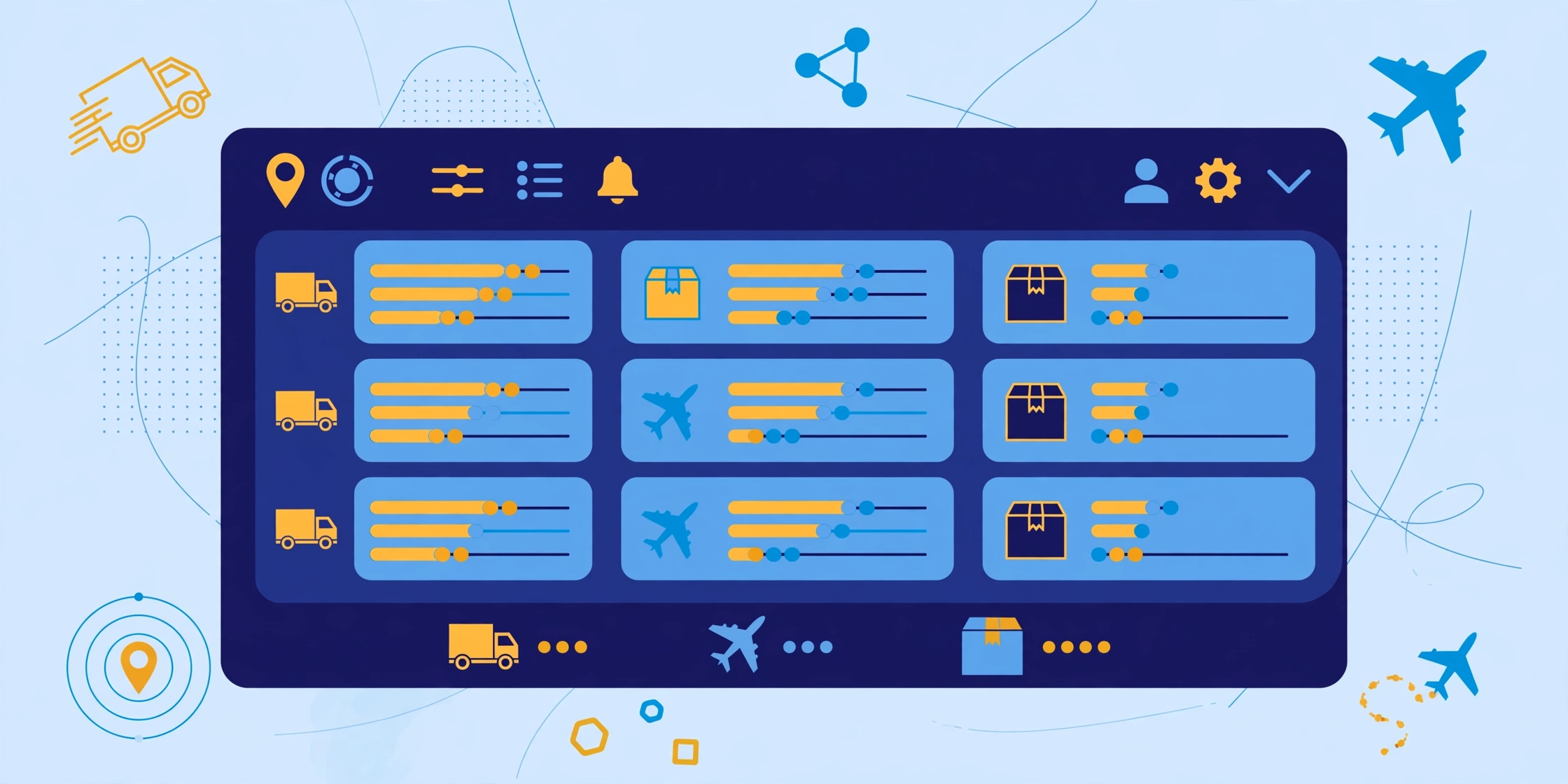 Ninja Post — parcel tracking guide illustration