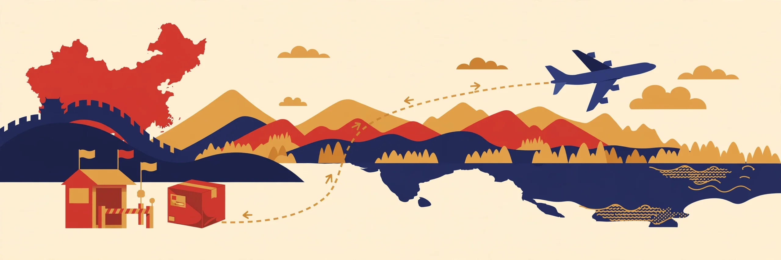 Yanwen Tracking — parcel tracking guide illustration