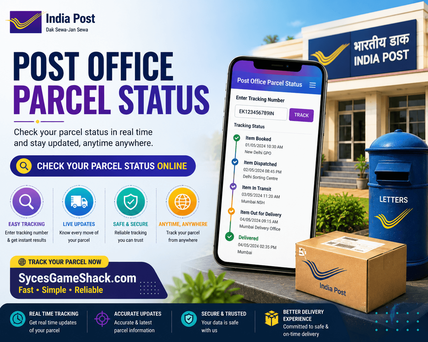 Post Office Parcel Status: Track Your Delivery Fast