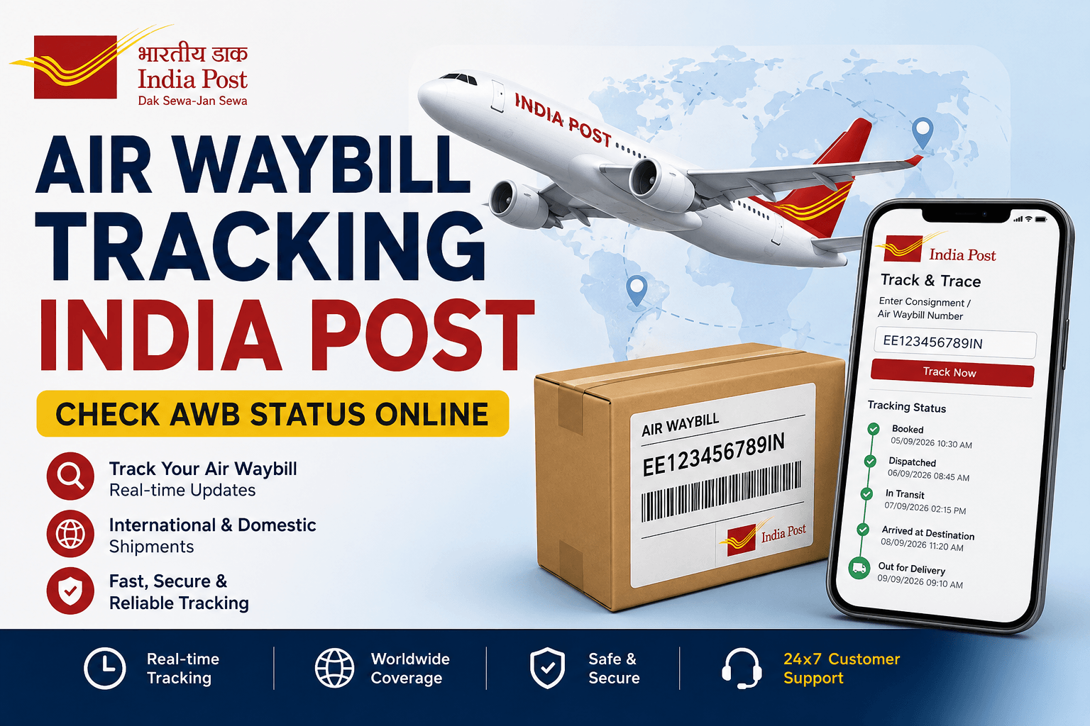 Air Waybill Tracking India Post: Check AWB Status Online
