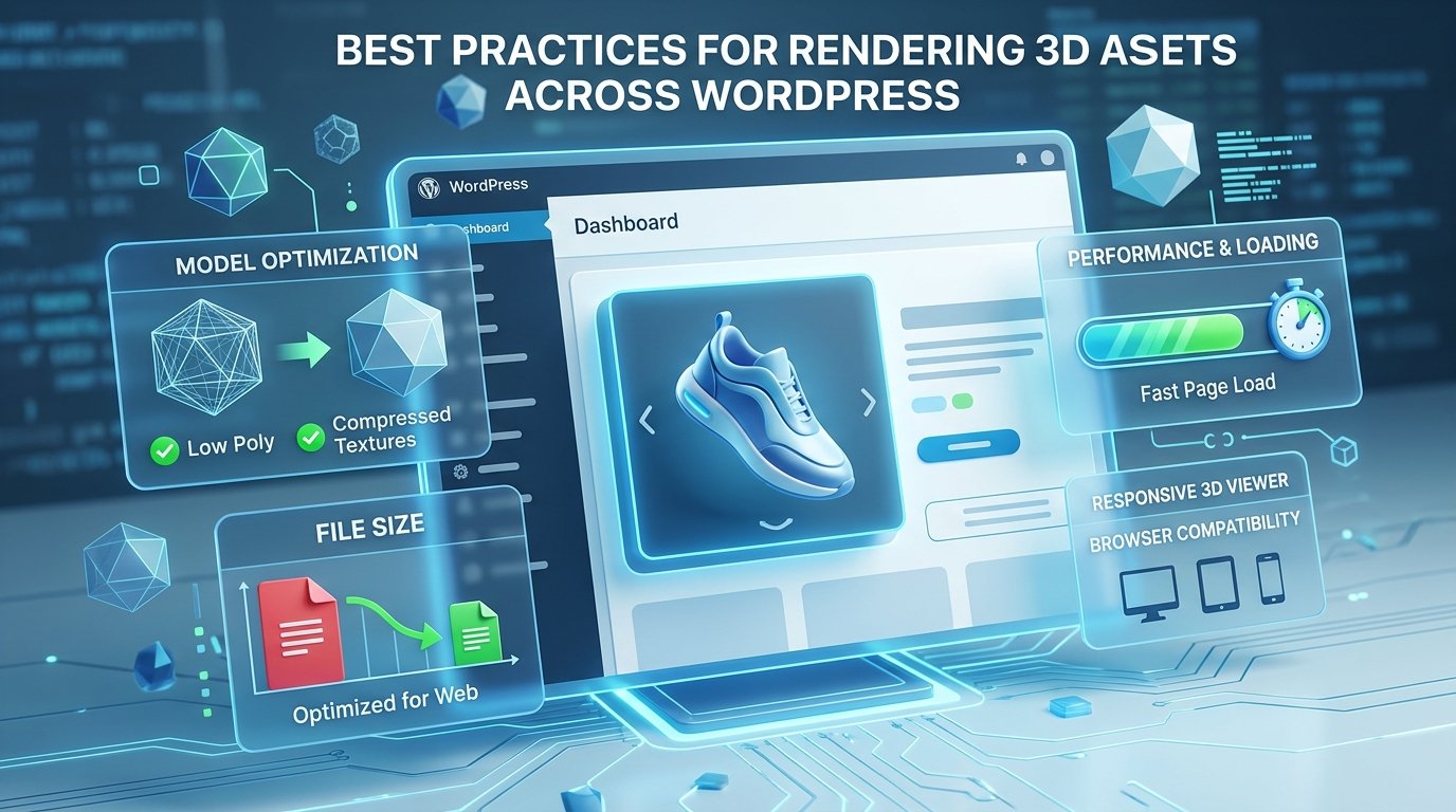 Best Practices for Rendering 3D Assets Across WordPress