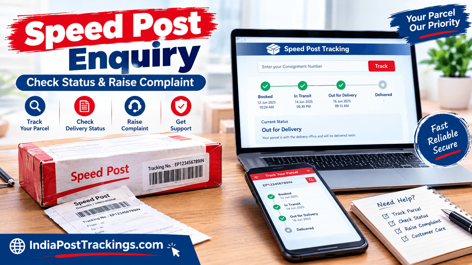 Speed Post Enquiry