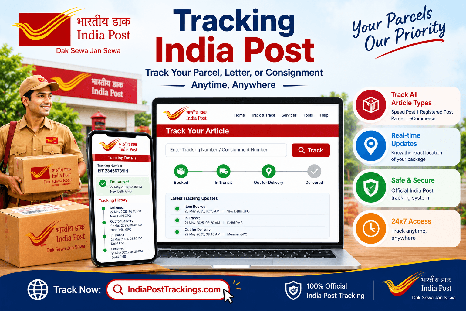 Tracking India Post