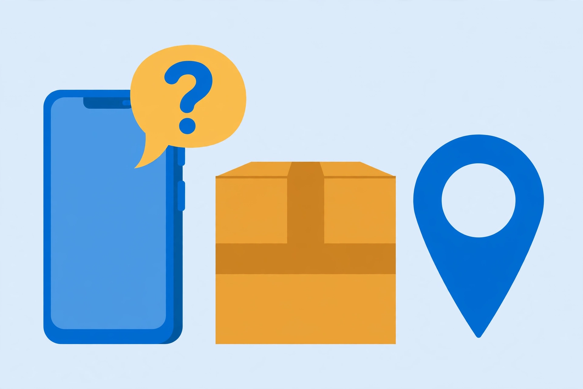 Illustration of the Nandan Courier customer care number helpline with a headset agent, a ringing telephone and courier parcels