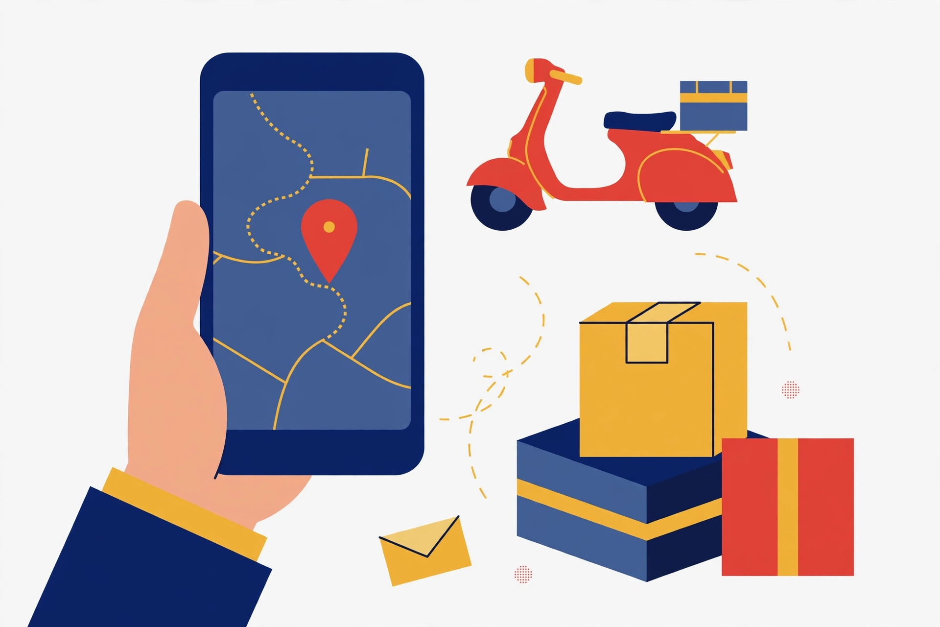 ecom express tracking illustration