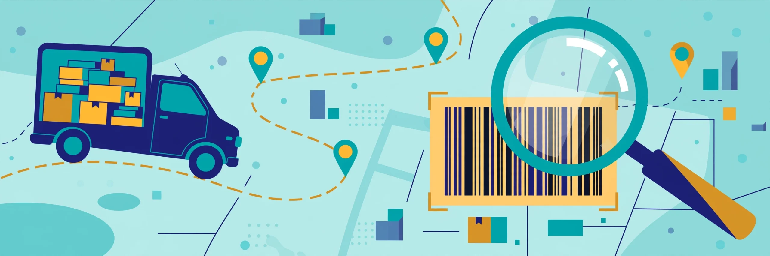 Anjani Courier Tracking — parcel tracking guide illustration