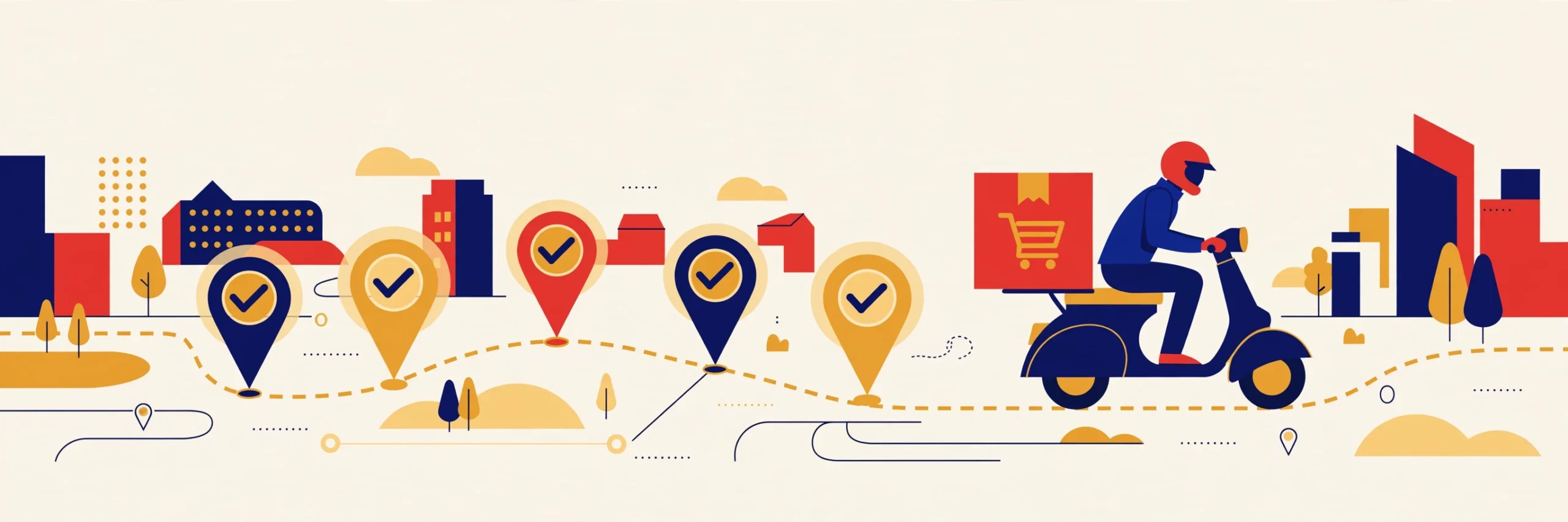 LEX Tracking — parcel tracking guide illustration