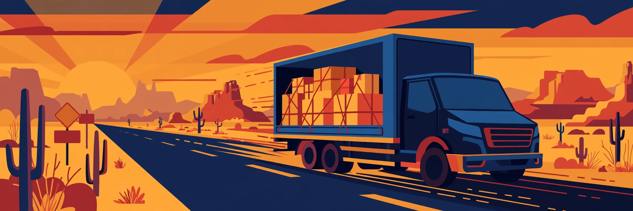 OnTrac — parcel tracking guide illustration