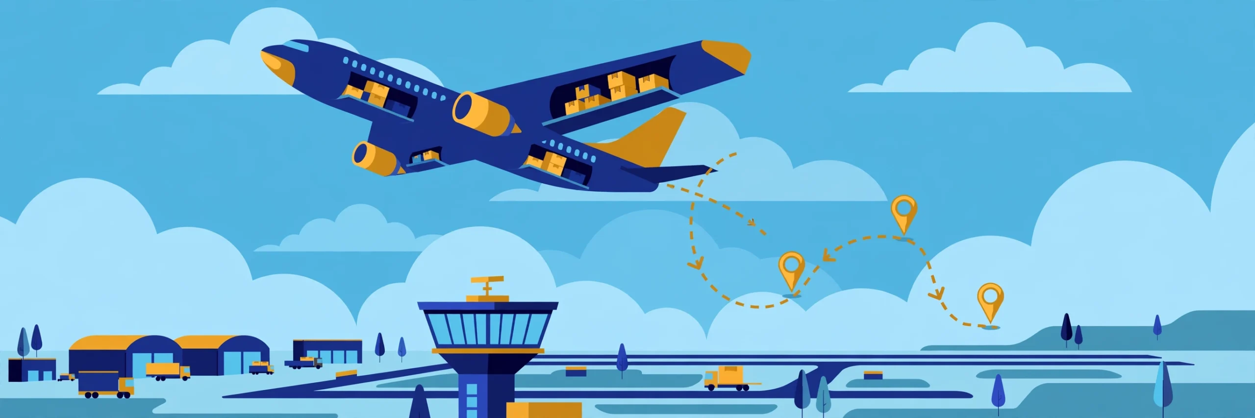 Skyking Courier Tracking — parcel tracking guide illustration