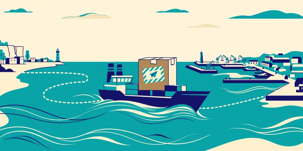 Tracking Spedizione — parcel tracking guide illustration