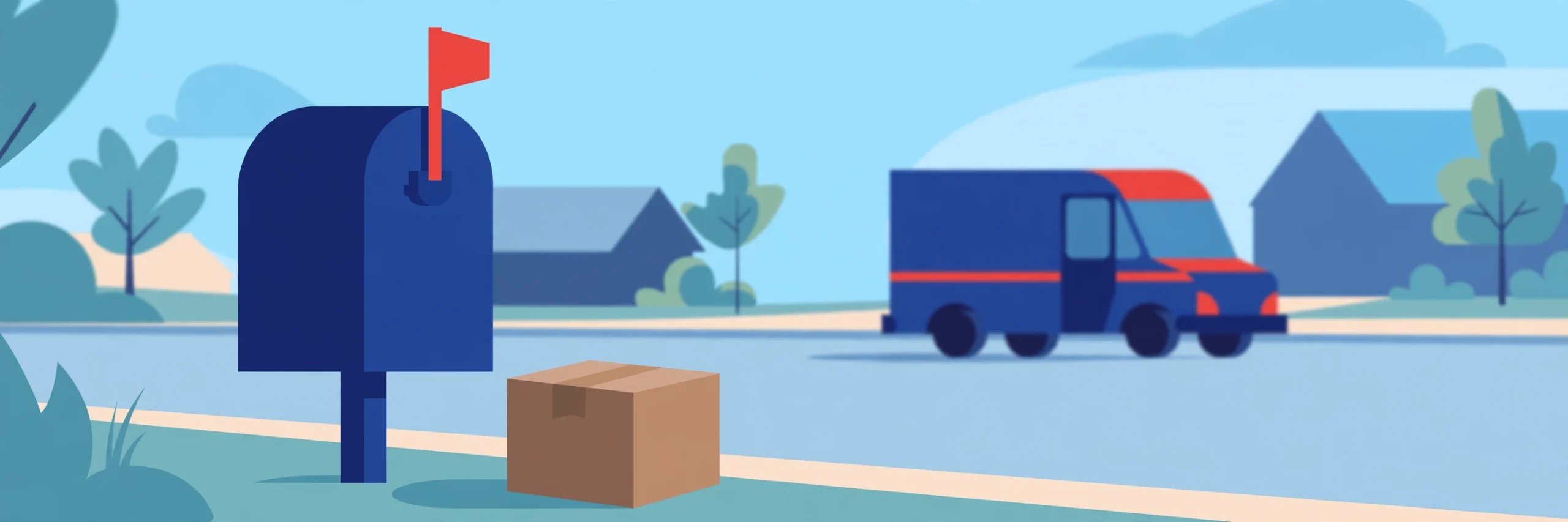 USPS Tracking — parcel tracking guide illustration
